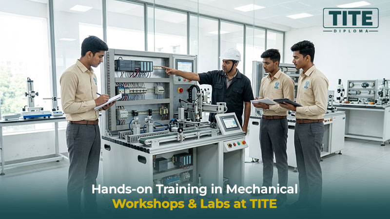 Hands-on Training in Mechanical Workshops & Labs at TITE